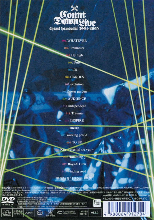 Ayumi Hamasaki Countdown Live 2004–2005 A poster