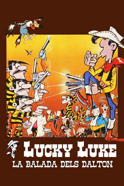 Cartell de Lucky Luke: La balada dels Dalton