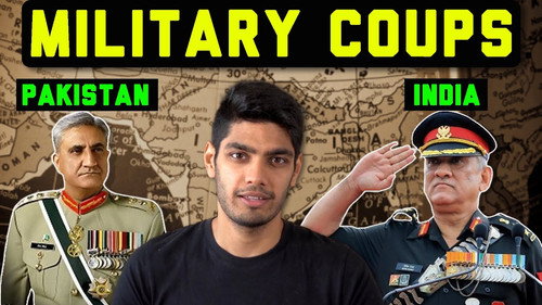 Pakistan has seen 3 military coups. India none. Why?