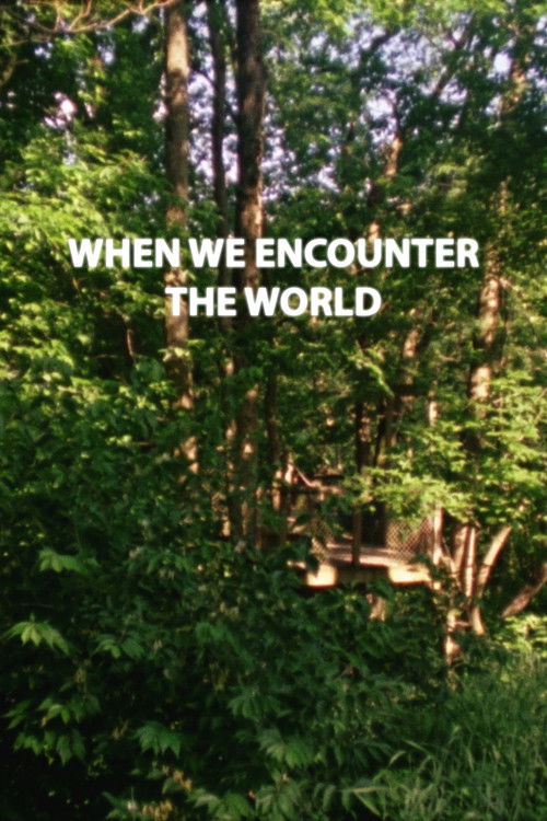 When We Encounter the World poster