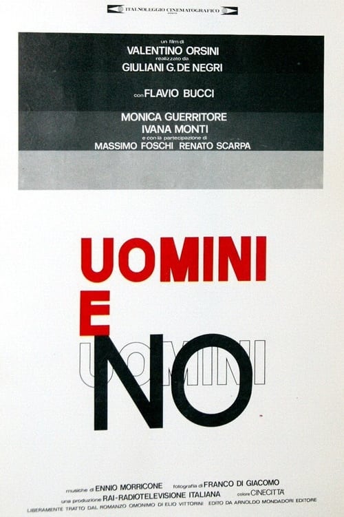 Poster Uomini e no 1980