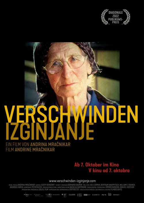 Verschwinden / Izginjanje poster