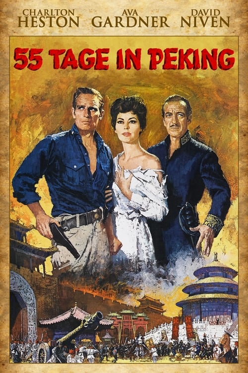 55 Days at Peking poster