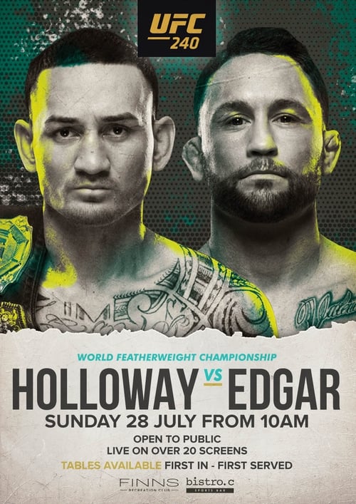 UFC 240: Holloway vs. Edgar 2019