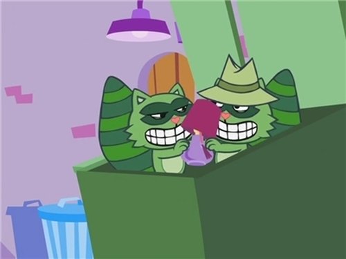 Escena del episodio 14 de la temporada 5 de la serie Happy Tree Friends