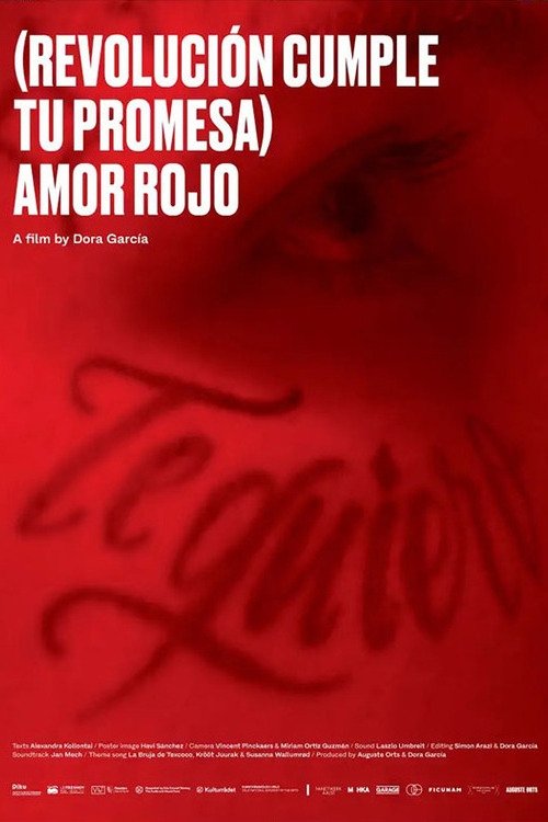 Poster (Revolución, cumple tu promesa) Amor rojo 2024