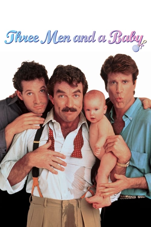 Grootschalige poster van Three Men and a Baby