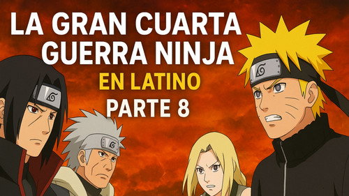 Poster della serie Naruto Shippuden Cuarta Guerra Mundial Shinobi