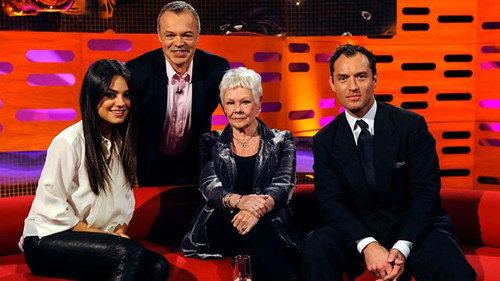 Jude Law, Mila Kunis, Dame Judi Dench, Olly Murs