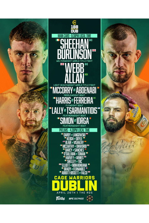 Cage Warriors 188: Sheehan vs. Burlinson