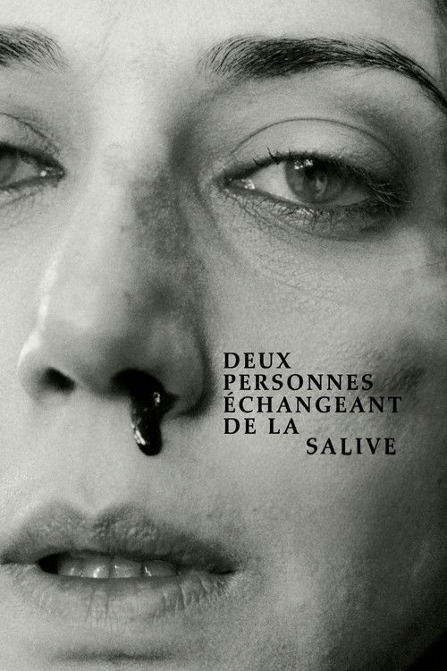 Two People Exchanging Saliva poster