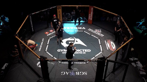 Fighting Spirit MMA Backdrop Blur