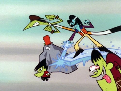 Escena del episodio 24 de la temporada 3 de la serie Las supernenas