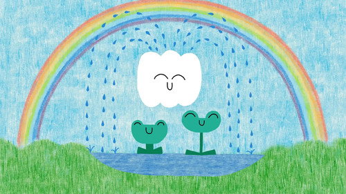 Tears of the Little Cloud Backdrop Blur
