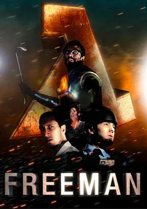 Enter the Freeman movie poster player