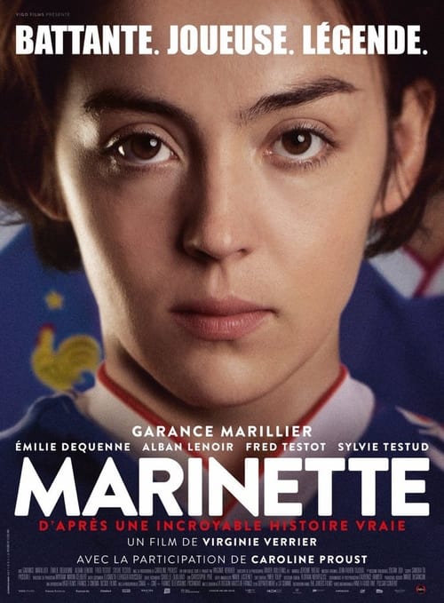 Based on the biography Ne jamais rien lâcher, the script traces the career of Marinette Pichon over three decades. Born in 1975, she was the pioneer of French women's football and one of the greatest stars of that sport in the world. A prodigy discovered at the age of five, she went on to become the first French player to make a career in the United States (men/women combined) and the record holder for the number of goals and selections for the French team (men/women combined). From her childhood, ravaged by an alcoholic and violent father, to the American dream (she was crowned best player and best scorer in the prestigious US league in 2002 and 2003 and 