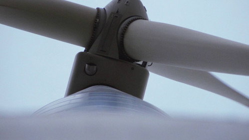 Windpark: Ein Lichtspiel bei Nacht Backdrop Blur