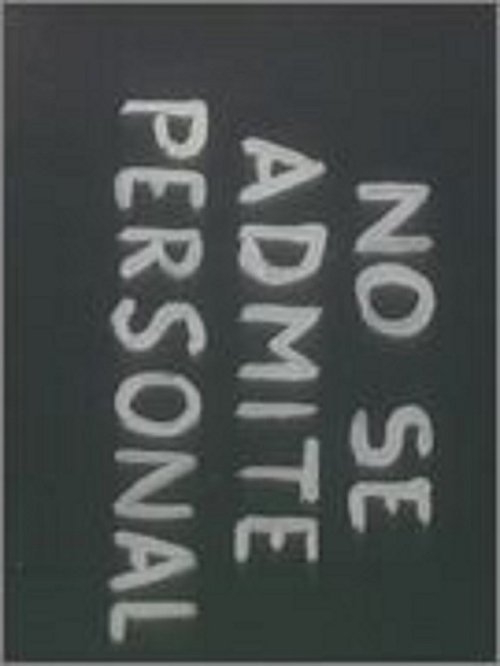 No se Admite Personal movie poster player