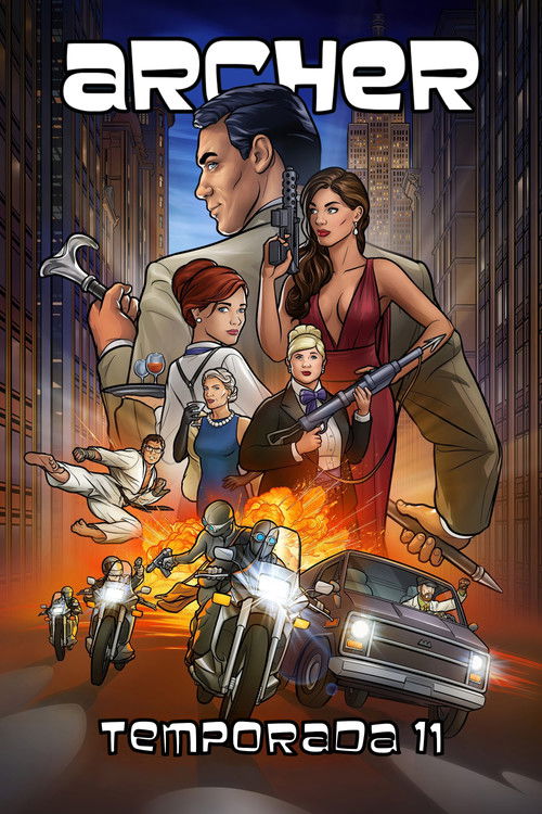 Póster de la temporada 11 de la serie Archer
