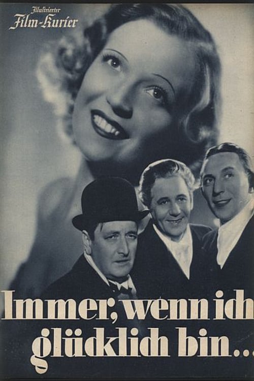 Immer wenn ich glücklich bin (1938) poster