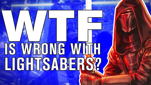 WTF is wrong with lightsabers in Star Wars