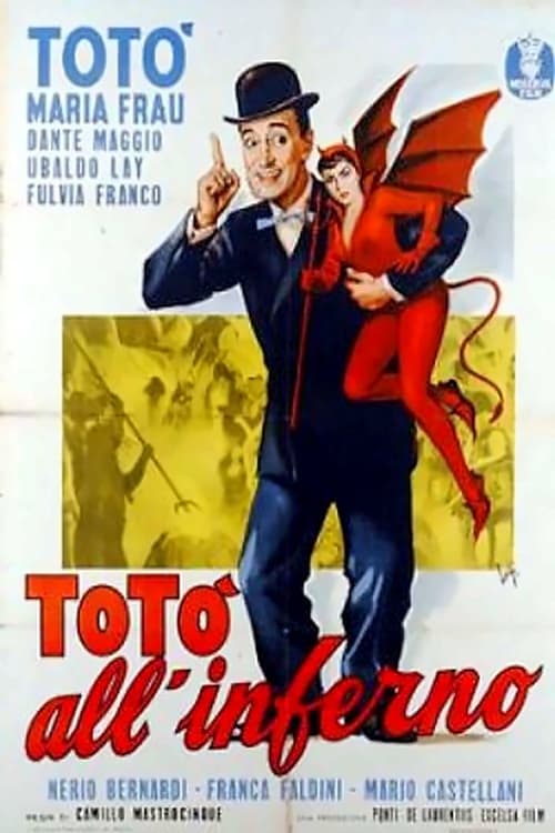 Poster Totò all'inferno 1955