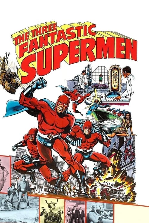 Poster I fantastici 3 Supermen 1967