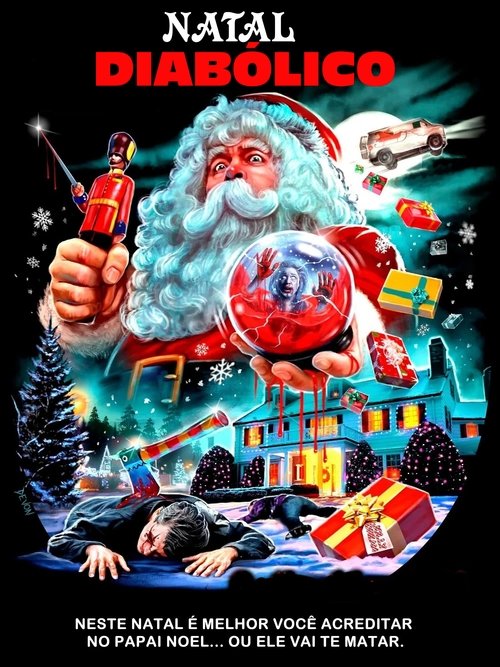 Pôster de Natal Diabólico