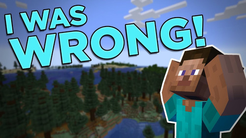 Minecraft's world IS FLAT