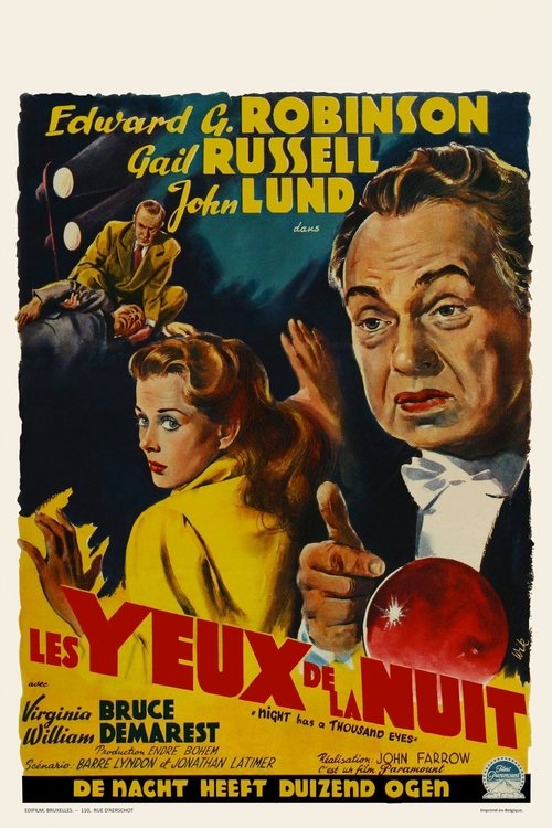 Nuit a mille yeux movie poster player
