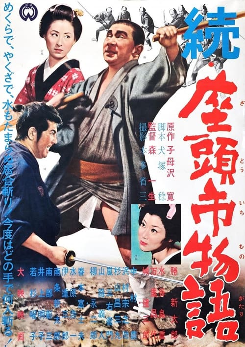 続・座頭市物語 (1962) poster