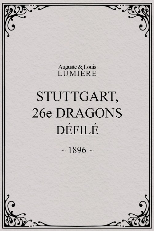 Stuttgart : 26ème dragons. Défilé