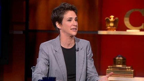 Escena del episodio 22 de la temporada 9 de la serie The Colbert Report
