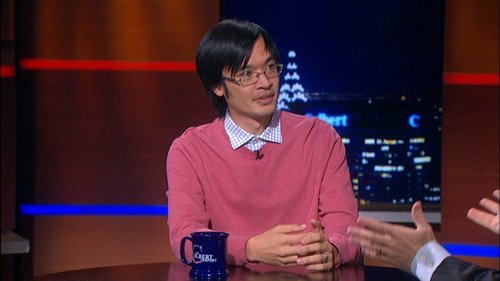 Escena del episodio 23 de la temporada 11 de la serie The Colbert Report