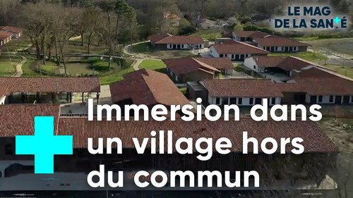 Les docs du magazine de la santé bienvenue au village alzheimer Backdrop Blur