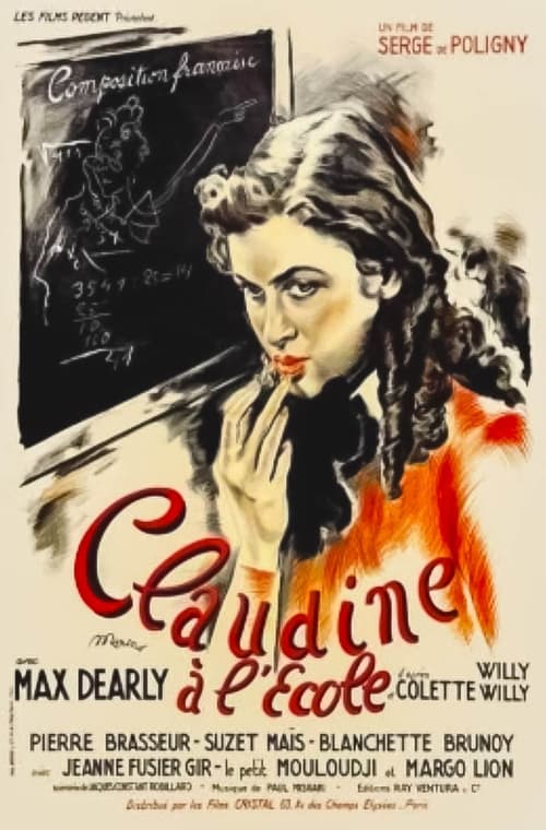 Poster Claudine à l'école 1937