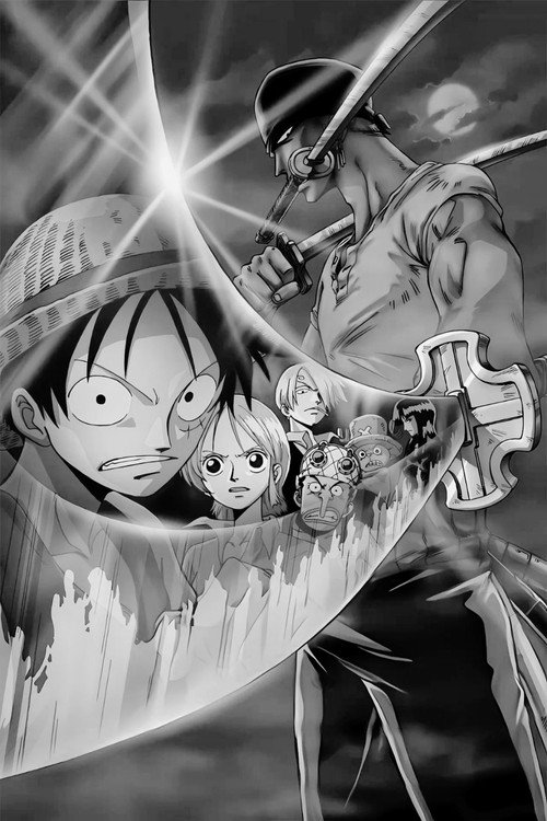Affiche de One Piece, film 5 : La Malédiction de l'épée sacrée