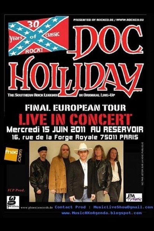 Doc Holliday: Live In Paris movie poster player