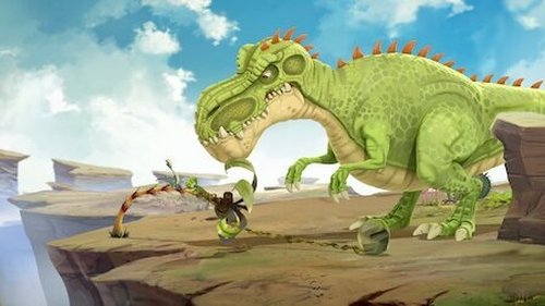 Escena del episodio 4 de la temporada 1 de la serie Gigantosaurus