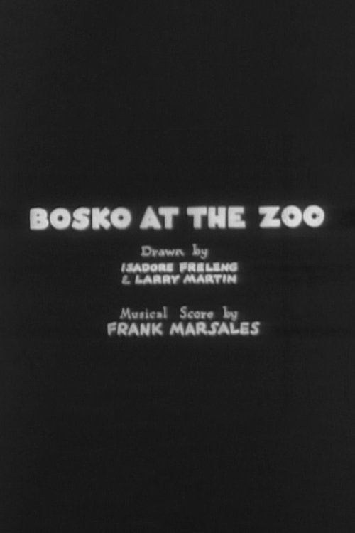 Bosko at the Zoo poster