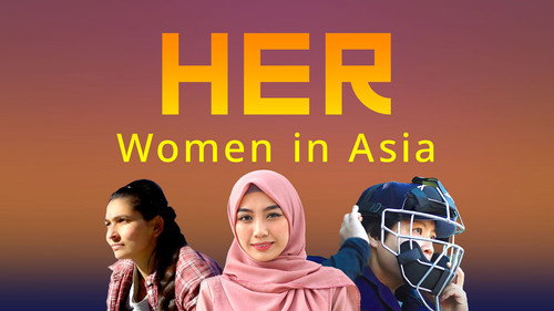 HER - Women in Asia Backdrop Blur