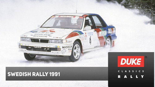 Rally Sweden 1991 Backdrop Blur