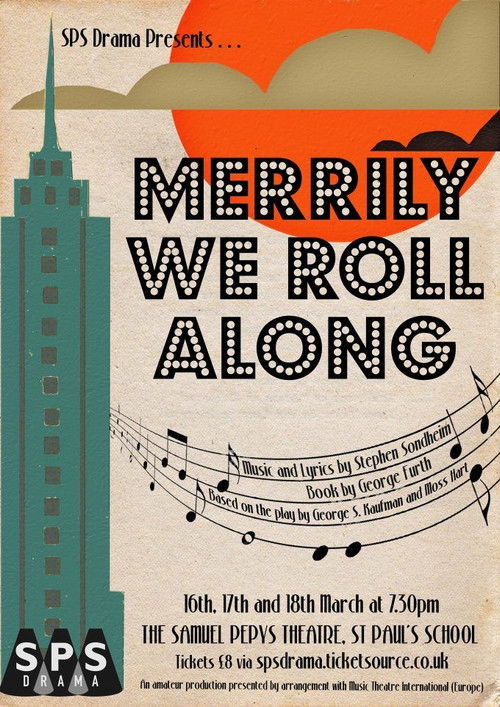 Merrily We Roll Along poster