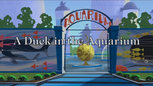 A Duck in the Aquarium