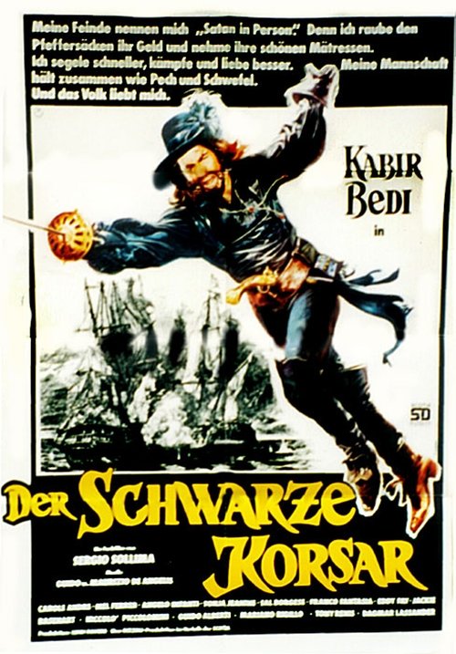Der schwarze Korsar movie poster player
