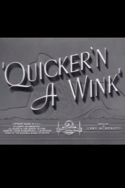 Quicker'n a Wink movie poster player