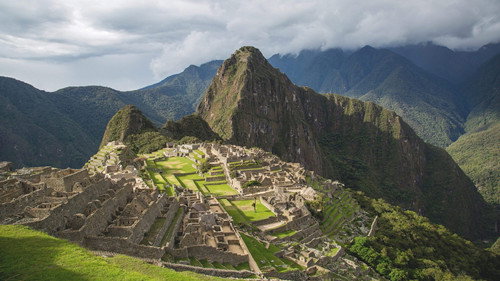 Machu Picchu: City of Stone Backdrop Blur