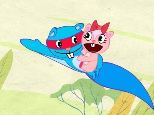 Escena del episodio 3 de la temporada 1 de la serie Happy Tree Friends