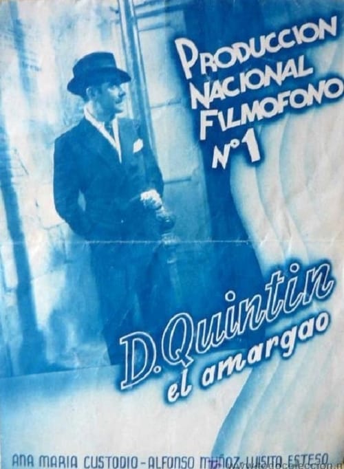 Poster Don Quintín, el amargao 1935