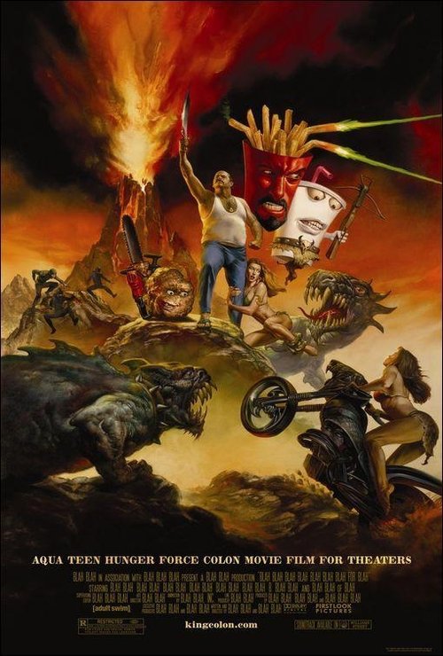 Aqua Teen Hunger Force Colon Movie Film for Theaters movie poster player